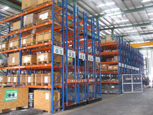 Motorized Mobile Racking System for Textile Fabric Storage in Pakistan（Nanjing Peter rack factory）
