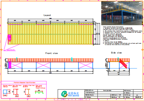 Steel Storage Platform Project – Customized Raised Platform with Staircase