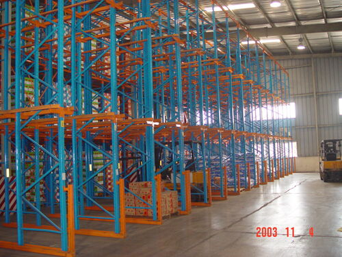 Malaysia Food Warehouse Racking Project with Push Back, Drive-In and Radio Shuttle Systems for 4 Rooms