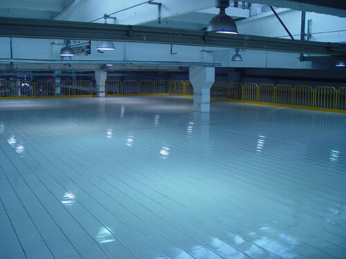 Custom 18x8m Steel Mezzanine Platform for US Gym | 2.8m Height, 300kg/m² Fitness Floor