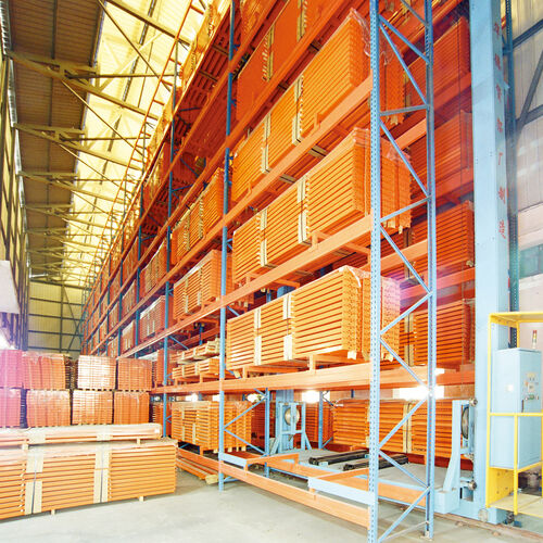Ukrainian Logistics Warehouse Four-Way Shuttle AS/RS: 50,000 Pallet Positions at 150 In/Out per Hour