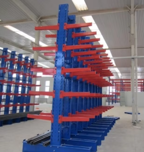Custom Heavy-Duty Enlarged Cantilever Rack Solution for Saudi Arabia Warehouse Storage Project