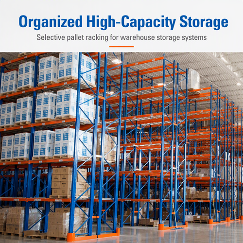 125-Ton American Pallet Racking DDP Project in Waterloo, Canada: 4,603 Pallet Positions Across Four Rack Zones