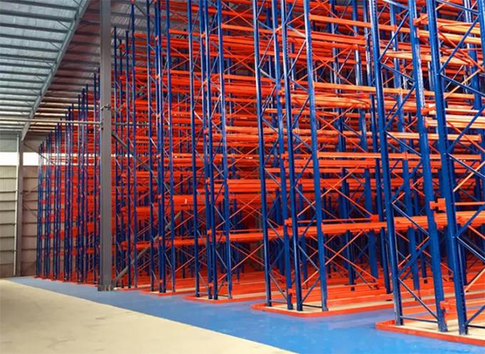 Warehouse VNA Racking System Corrosion Protection Heavy Duty Pallet ...