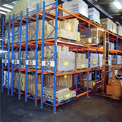 Steel Double Deep Pallet Stacking System For Heavy Duty Pallet Organization
