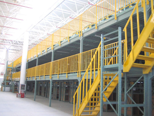 Buon prezzo Cina Fabbrica di piattaforme in acciaio pesante con scaffalatura a pallet supportato con sistema di scaffalatura a pavimento mezzanino in linea