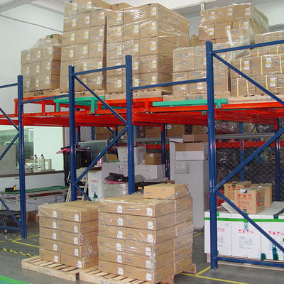Buen precio Almacenamiento de carga pesada Push Back Pallet Rack & Racks Sistema de estanterías de paletas para almacenamiento industrial en línea