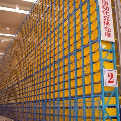 Good price Orange Automated Rack Storage Systems Steel Warehouse Stacker Crane System online