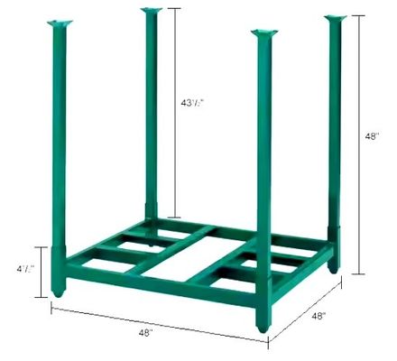 Good price Heavy Duty Warehouse Stacking Racks , Industrial Steel Racking System Tire Pallet Rack online
