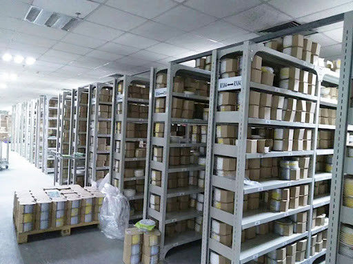 Good price Q235 Steel Warehouse Shelving  Floor Standing Freezer Storage Shelves Customized online