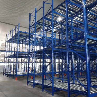 Harga yang bagus Rak Logam Gudang Penyimpanan Industri Peterack Rak Roller Aliran Gravitasi on line