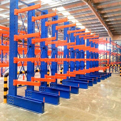 Buen precio Estantes de acero con voladizo de trabajo pesado personalizados para almacenamiento en almacenes en línea