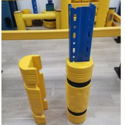 Bom preço Proteção de colunas de estantes de paletes para armazéns industriais Proteção vertical de plástico flexível on-line