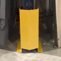 Harga yang bagus U-Bentuk Kuning Metal Rack Column Protector Heavy Duty Pallet Racking Pertahanan tegak on line