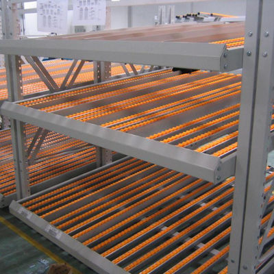 Bon prix Rayonnage de stockage d'entrepôt personnalisé, rayonnage à palettes, rayonnage dynamique à galets, rayonnage de flux de cartons par gravité en ligne