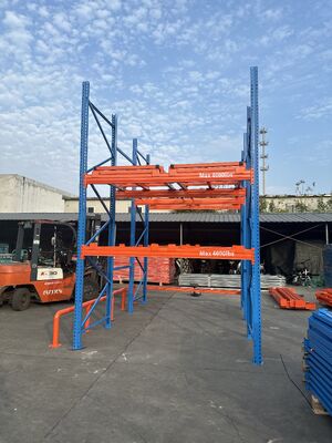 Goede prijs Industriële zware palletstellingen, schappen, systeem, stapelunits, metalen rek, magazijn, stalen palletstelling online
