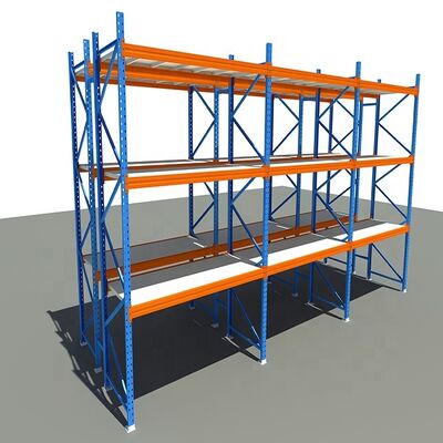 Bom preço Unidade de estantes de metal ajustável para armazém, rack resistente, garagens industriais, prateleira para paletes, unidade de armazenamento, estantes de ferro on-line