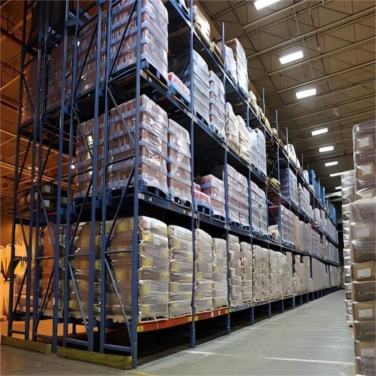 Length Custom Double Deep Pallet Racking System Package For Warehouse ...