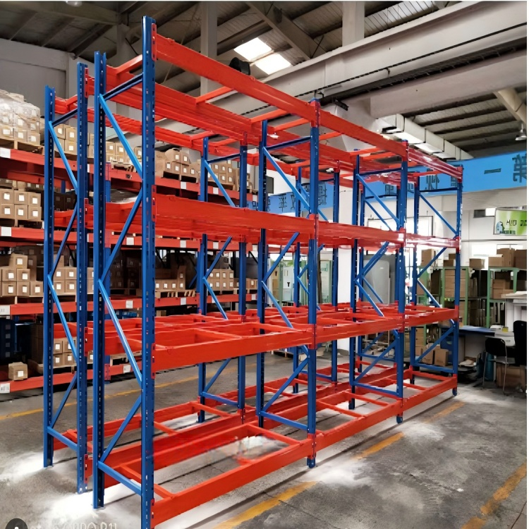 Adjustable Garages Heavy Duty Beam Rack Pallet Shelf Storage Steel Wire ...
