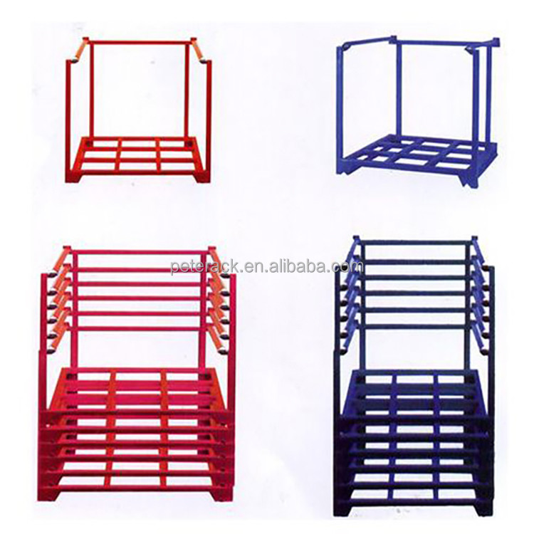 Customised Foldable Racks Q235B Steel Stacking Rack Customized Heavy Truck Foldable Storage Racks
