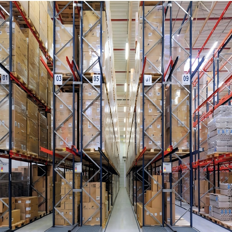 Warehouse Racking Stack Photo High Density VNA Pallet Racking Warehouse Stacking Storage Heavy Duty ...
