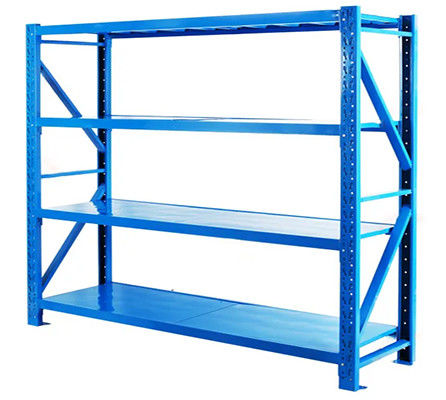 Good price High Capacity Long Span Storage System Maximize Warehouse Space with Industrial Metal Shelving online