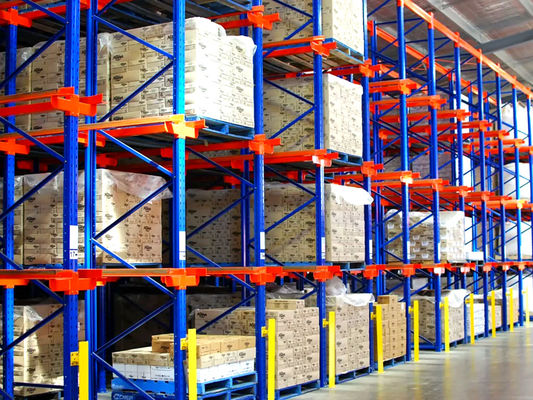 Buen precio Sistema de estanterías de almacén industrial diseñado para almacenamiento pesado y utilización óptima del espacio en línea