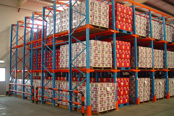 Good price HIGH DENSITY DRIVE PALLET RACK SYSTEM HEAVY DUTY COLD ROLLED STEEL CORROSION PROTECTION POWDER COATED STORAGE RACKS FOR LARGE online