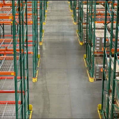 Harga yang bagus Solusi Penyimpanan Teardrop Amerika Racking Palet Baja Khusus on line