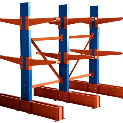 Guter Preis Schwerlast-Kragarmregal aus Stahl mit verstellbaren Armen und Pulverbeschichtung für Lagerhaltung Online