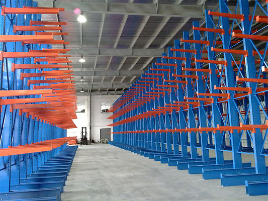 Giá tốt. Thang xếp hàng công nghiệp thép hai mặt hạng nặng Cantilever racks cho tổ chức kho trực tuyến