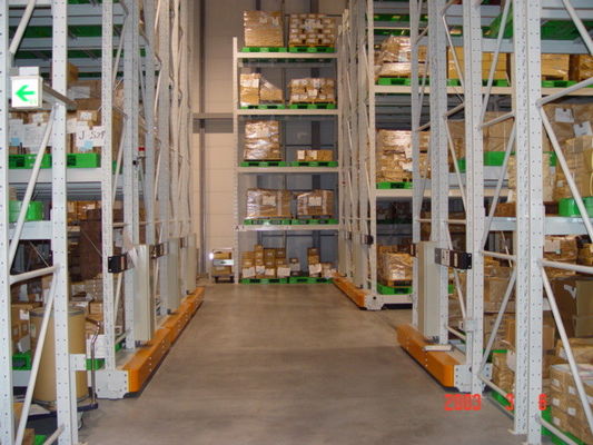 Good price Heavy Duty Movable Racking System Powder Coated Movable Storage Racks online