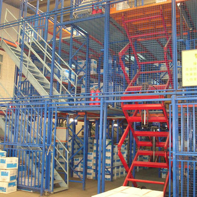 Good price Corrosion Protected Mezzanine Storage Rack , Warehouse Multi Tier Mezzanine Floor online