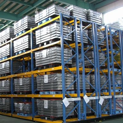 Good price Safty Motorized Mobile Racking System , Steel Industrial Warehouse Storage Racks online