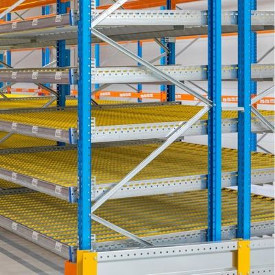 Good price Heavy Duty Carton Flow Through Racking System For Industrial Warehouse Beer Storage online