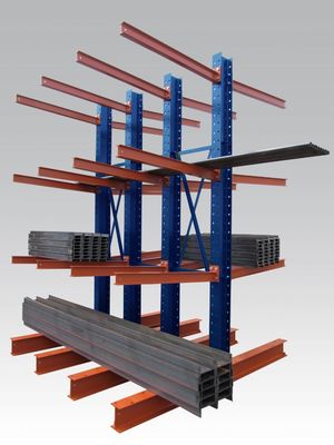 Good price Q235 Double Sided Cantilever Rack , Cantilever Pipe Storage Racks 2000KG Capacity online