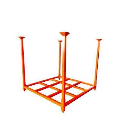 Good price Portable Steel Pallet Stacking Rack Folding Metal Pallet Box Stack Rack online
