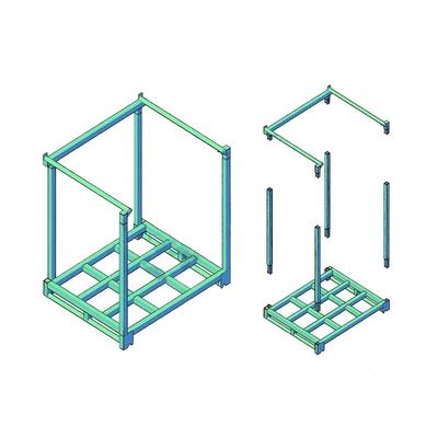 Good price Heavy Duty Stackable Pallet Racks Customized Warehouse Stackable Steel Storage Racks online
