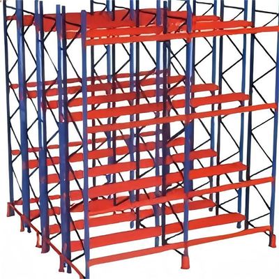 Good price Q235 Double Deep Pallet Racking System , Industrial Warehouse Racking Systems online
