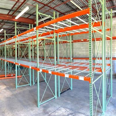Good price 5100lbs Weight Capacity Corrosion Protection Easy Assembling Teardrop Pallet Shelves online