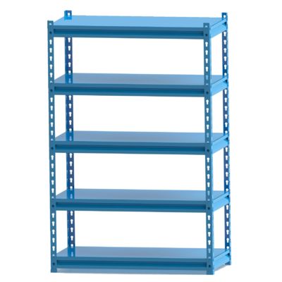 Buon prezzo Rack di scaffali in acciaio senza bulloni leggero facile da installare scaffali per supermercati per lo stoccaggio domestico in linea