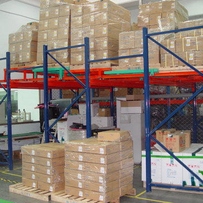 Giá tốt. Hệ thống giá kệ pallet đẩy lùi bằng thép với dầm điều chỉnh trực tuyến