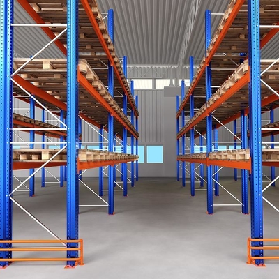 Buon prezzo Scaffalatura per pallet in acciaio senza bulloni, capacità 500-2000 kg, stoccaggio industriale in linea