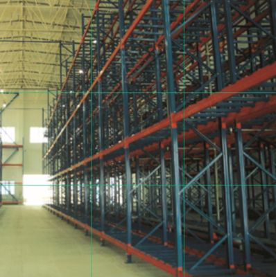 Buon prezzo Scaffalatura di magazzino in acciaio regolabile pallet pesante scaffalatura a doppia profondità sistema di scaffalatura industriale selettiva in linea