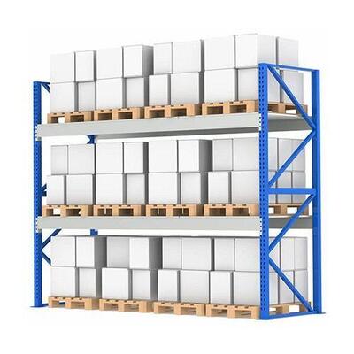Bom preço 5 camadas de prateleiras de paletes pesadas     Reposas de armazenamento de aço comercial    500 kg por camada     CE Certified Industrial Rack On-line