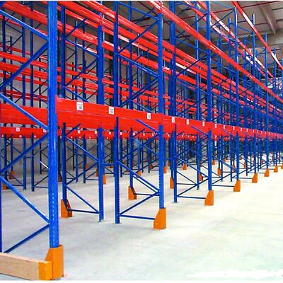 Bon prix Système de rack de palettes d'entrepôt 2700 mm poutre 9000 mm hauteur 3000 kg par niveau charge lourde En ligne