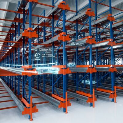 قیمت خوب رک اتوماتیک رادیویی Peterack OEM ODM سفارشی رک نیمه اتوماتیک انبار سیستم ذخیره سازی پالت رک شاتل آنلاین