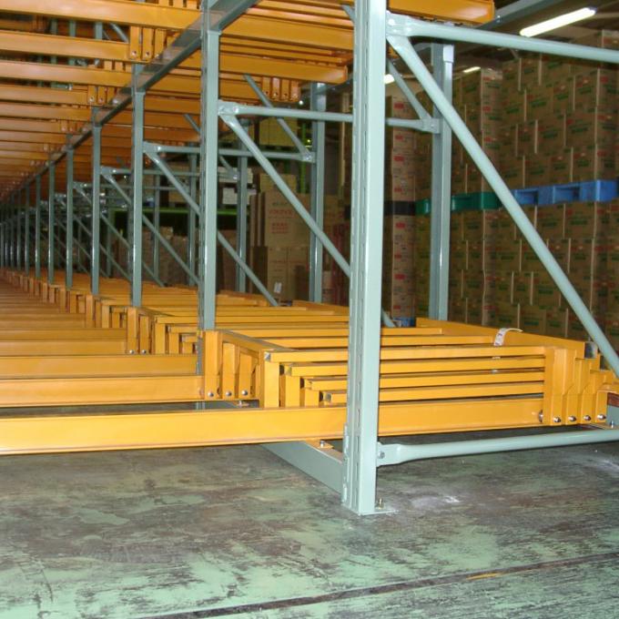 Swl Racking Push Back Uk Warehouse Push Back Racking System Customized Pushback Racking System