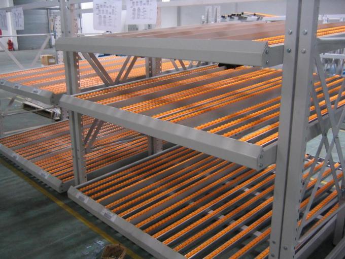 Beer Racking Line Galvanized Carton Flow Rack for High Storage Efficiency