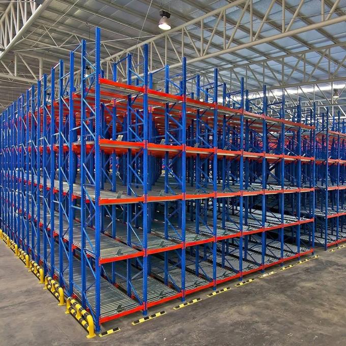 Material Flow Rack Steel Carton Flow Rack FIFO Gravity Flow Rack Material Handling Equipment